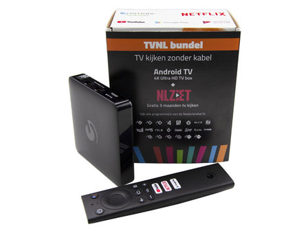 NLZIET bundel 4K Ultra HD TV box 