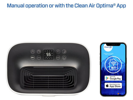 CleanAir CA-706 Smart (luchtontvochtiger en luchtreiniger)