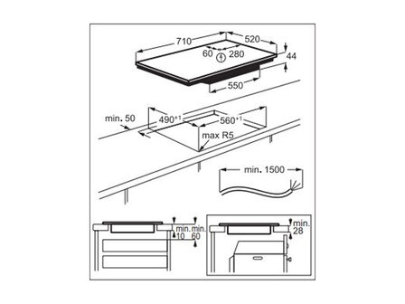AEG TO74IB00CZ (Inbouw)
