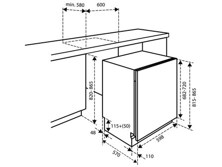 Inventum IVW6025A (Inbouw)
