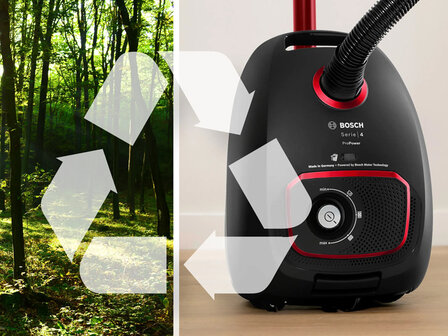 Bosch BGB41POW1 (Stofzuiger met zak)