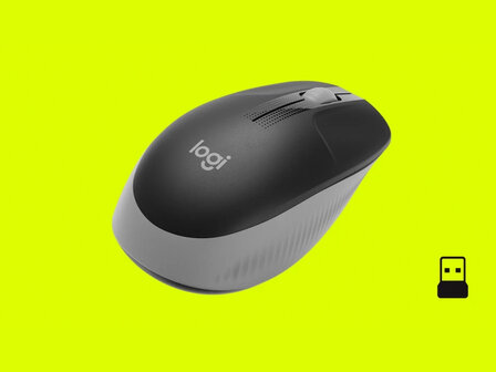 Logitech M190 (Grijs) (Draadloos)