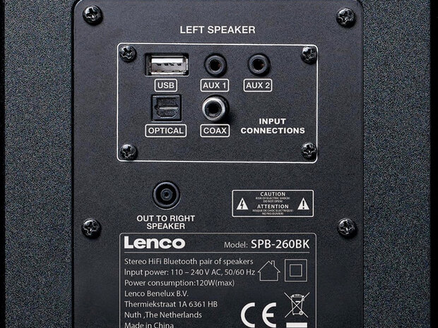 Lenco SPB-260BK (SET)