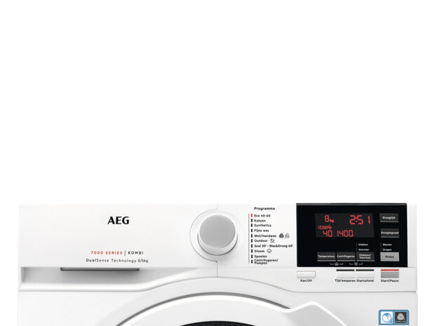 AEG L7WBN86GW (Was-droog combinatie) (tijdelijk uitverkocht)