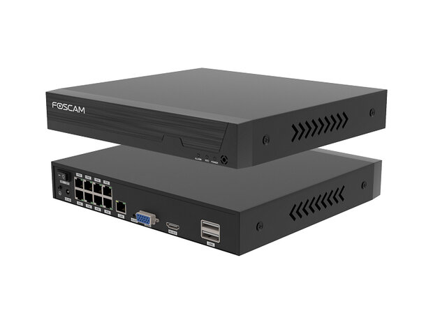 Foscam FN9108HE - 8-kanaals 5MP PoE NVR [tijdelijk uitverkocht]