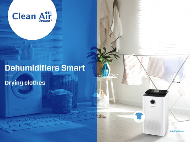 CleanAir CA-704 Smart (Luchtontvochtiger en luchtreiniger)
