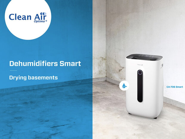 CleanAir CA-706 Smart (luchtontvochtiger en luchtreiniger)
