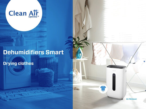 CleanAir CA-706 Smart (luchtontvochtiger en luchtreiniger)