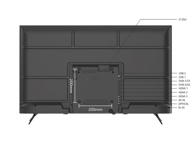 Smart Tech 43UV10V1NL (LED TV)