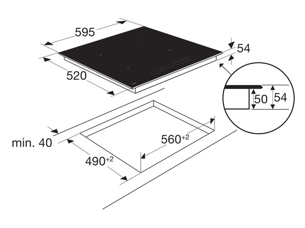 Pelgrim IK4064F (Inbouw)