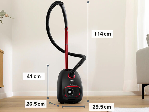 Bosch BGB41POW1 (Stofzuiger met zak)