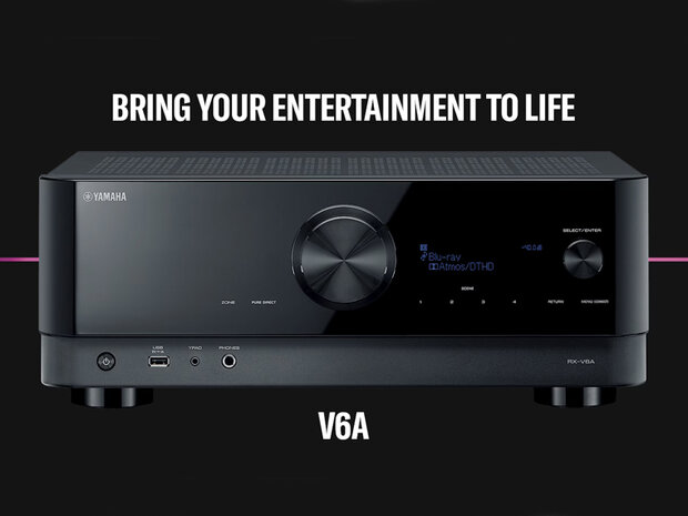 Yamaha RX-V6A (Zwart)