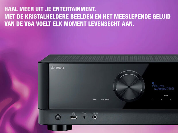 Yamaha RX-V6A (Zwart)