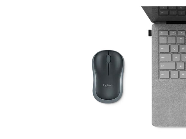 Logitech M185 (Rood) (Draadloos)