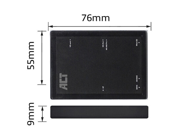 ACT AC6370 USB 3.0 kaartlezer