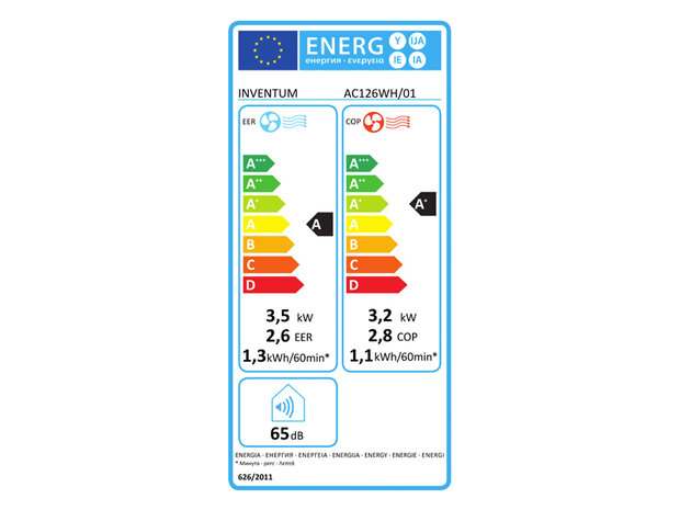 Inventum AC126WH (tijdelijk uitverkocht)