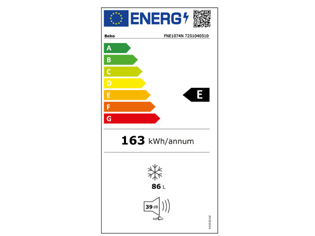 Beko FNE1074N (Tafelmodel)